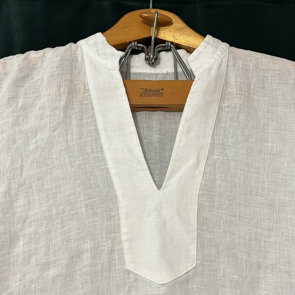 Tory Burch 100% Linen Swim Cover Up Caftan - Like New Condition - Picture 4 of 8